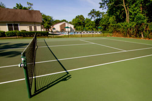 Tennis Court with pool